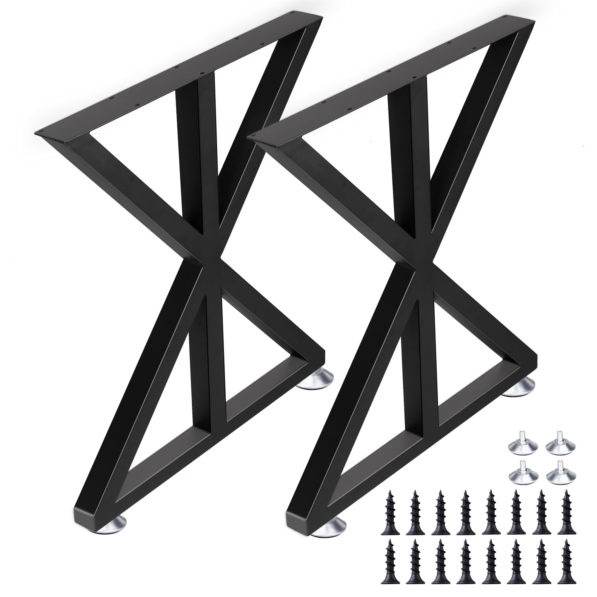 SERdeerCH Stabile X-Bein-Gestelle aus Metall Höhe 70 cm,Tisc