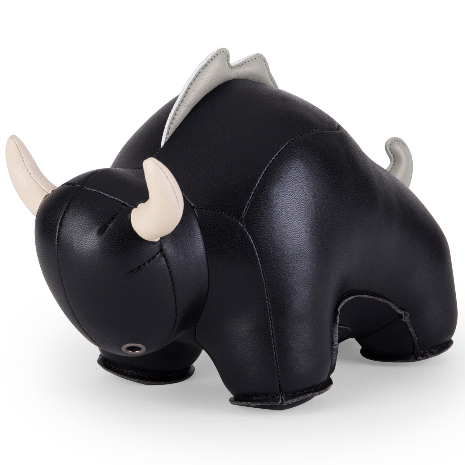 Stier Bullo stoper do książek i drzwi czarny/kremowy