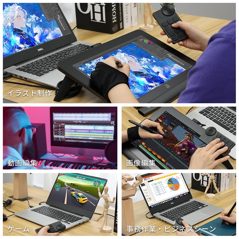 Amazon | XPPen ACK05 左手デバイス 片手キーボード 板タブ 液タブ お