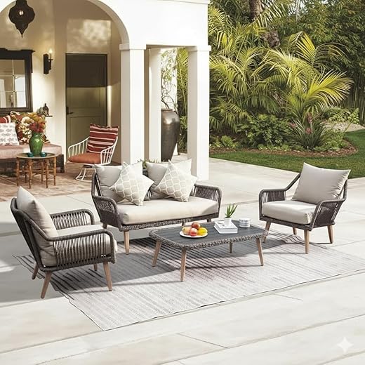 LOCCUS 4-Seater Outdoor Sofa Set