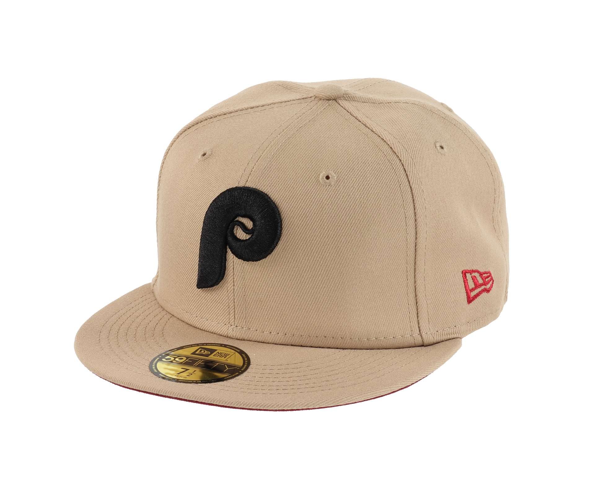 New Era Philadelphia Phillies MLB Camel Red Undervisor Cooperstown 59Fifty Basecap โ image 1