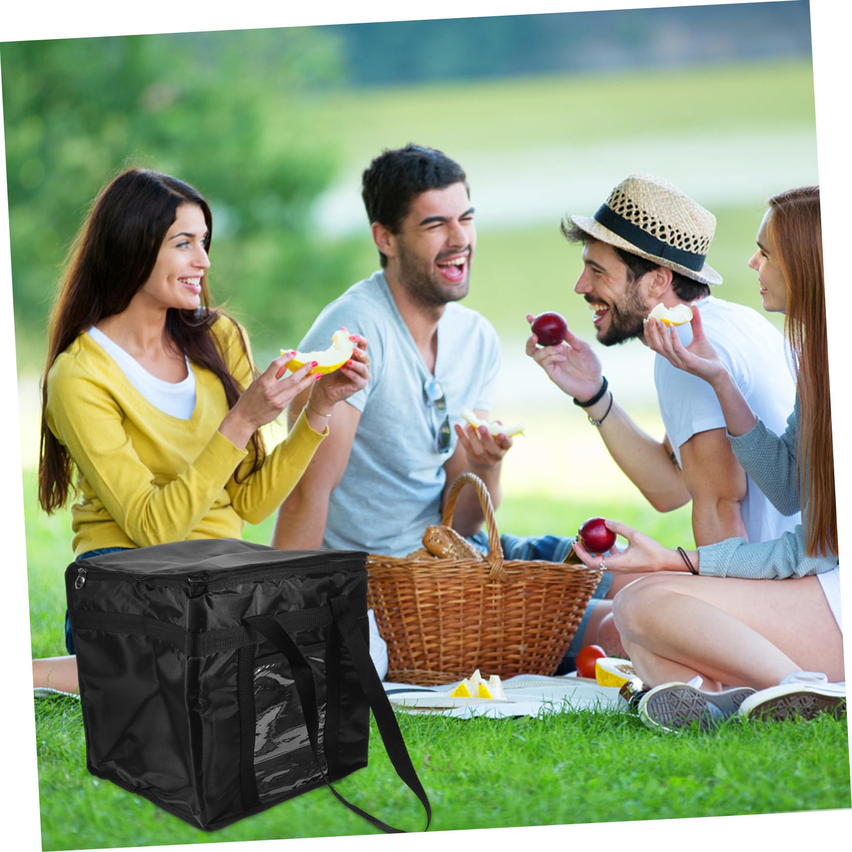 Réutilisable pour Nourriture Chaude et Froides Isolation Thermique Renforcée de Transport Multi-usage pour Pique- Plats à Emporter et Courses