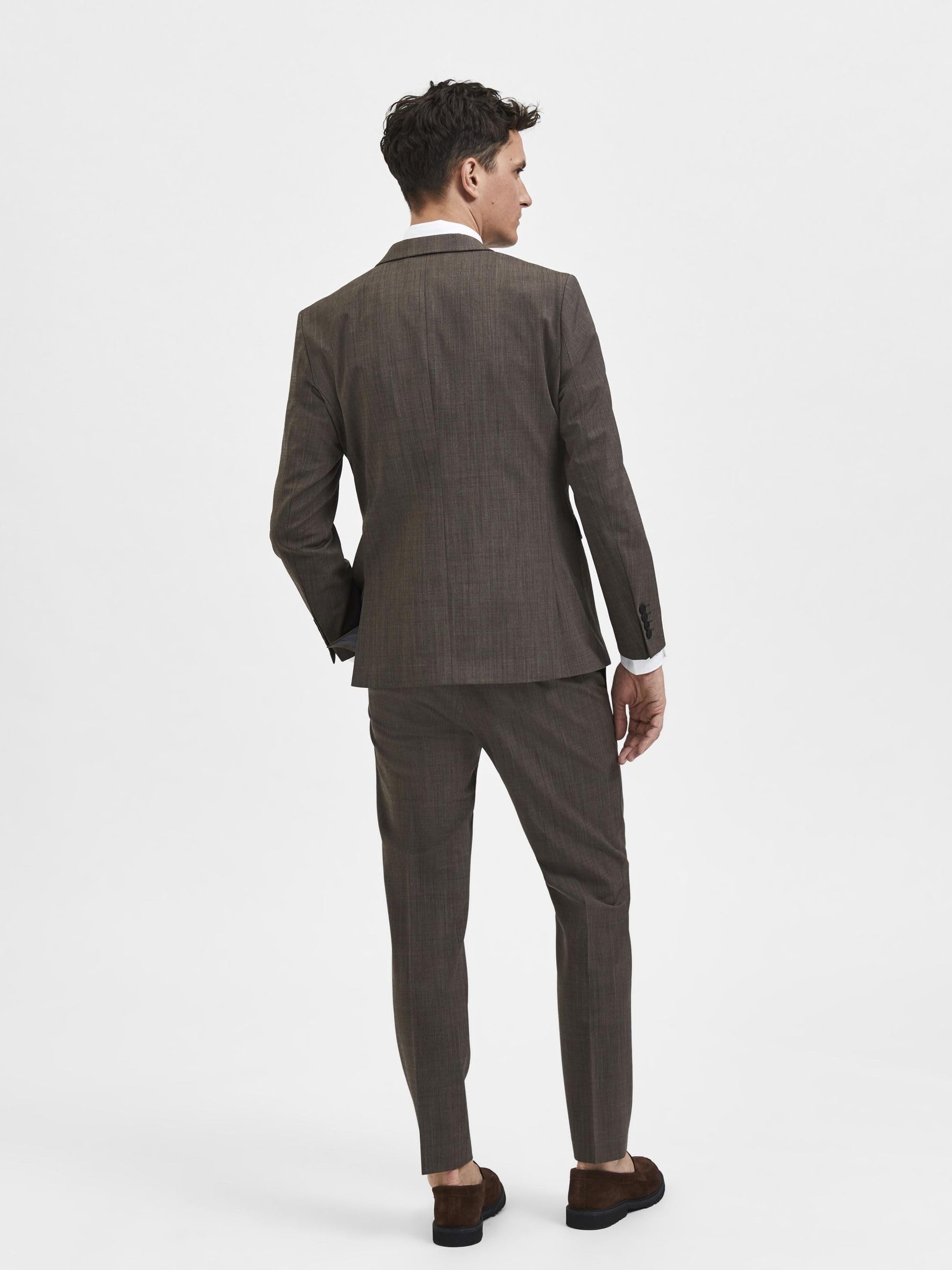 SELECTED HOMME Male Blazer Slim Fit Wollgemisch