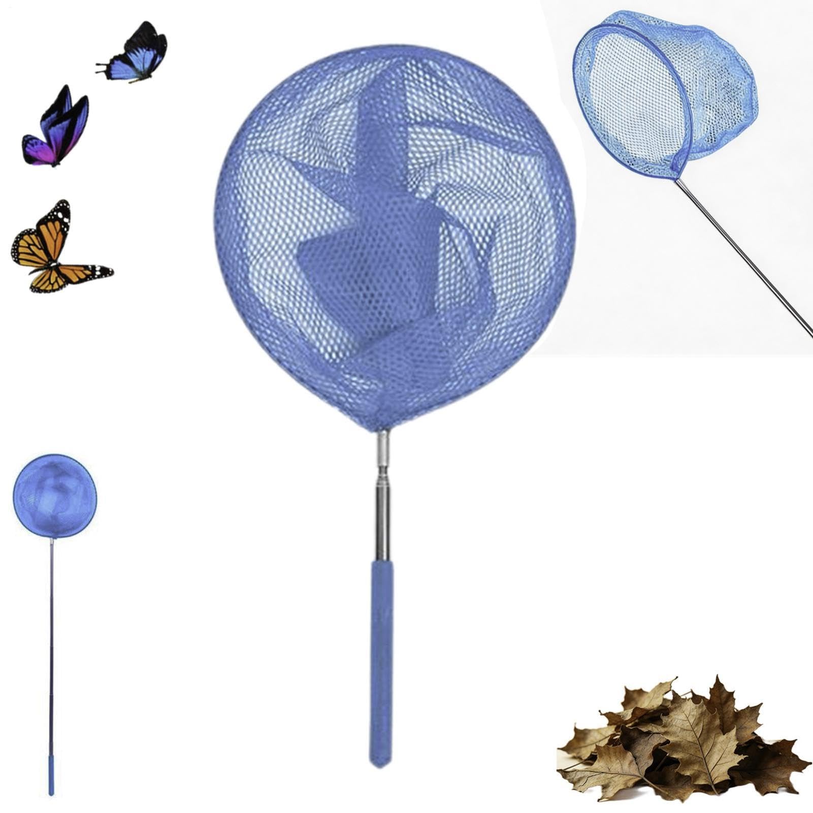 Generico Retino Piscina, Rete a Maglia Fine dello Skimmer per Foglie Retino, Raccogli Foglie con Asta Telescopica, Piccoli Skimmer a Rete Piscine, per vasche idromassaggio, Spa, laghetti