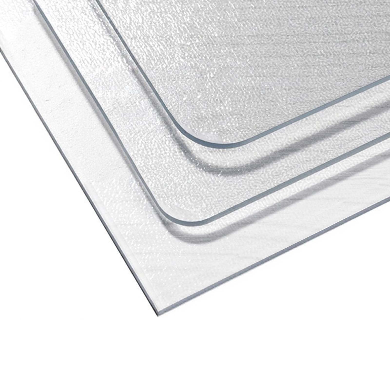 Clear Desk Mat, Clear Writing Desk Pad, 2mm Thick Plastic Table Cover Protector, Rectangular Non-Slip Tablecloth Cover for Dresser Coffee Table and Painting Table(140cm x 180cm)