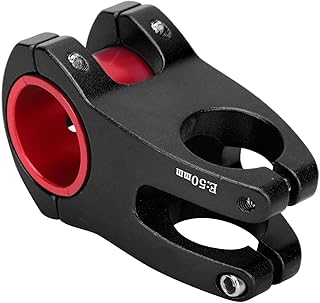 Demeras 31.8/35x50mm Bike Stem, Aluminum Alloy Bicycle Bar Stem Mountain Bike Cycling Short Handlebar Stem Ultralight Hollow Bike Stem