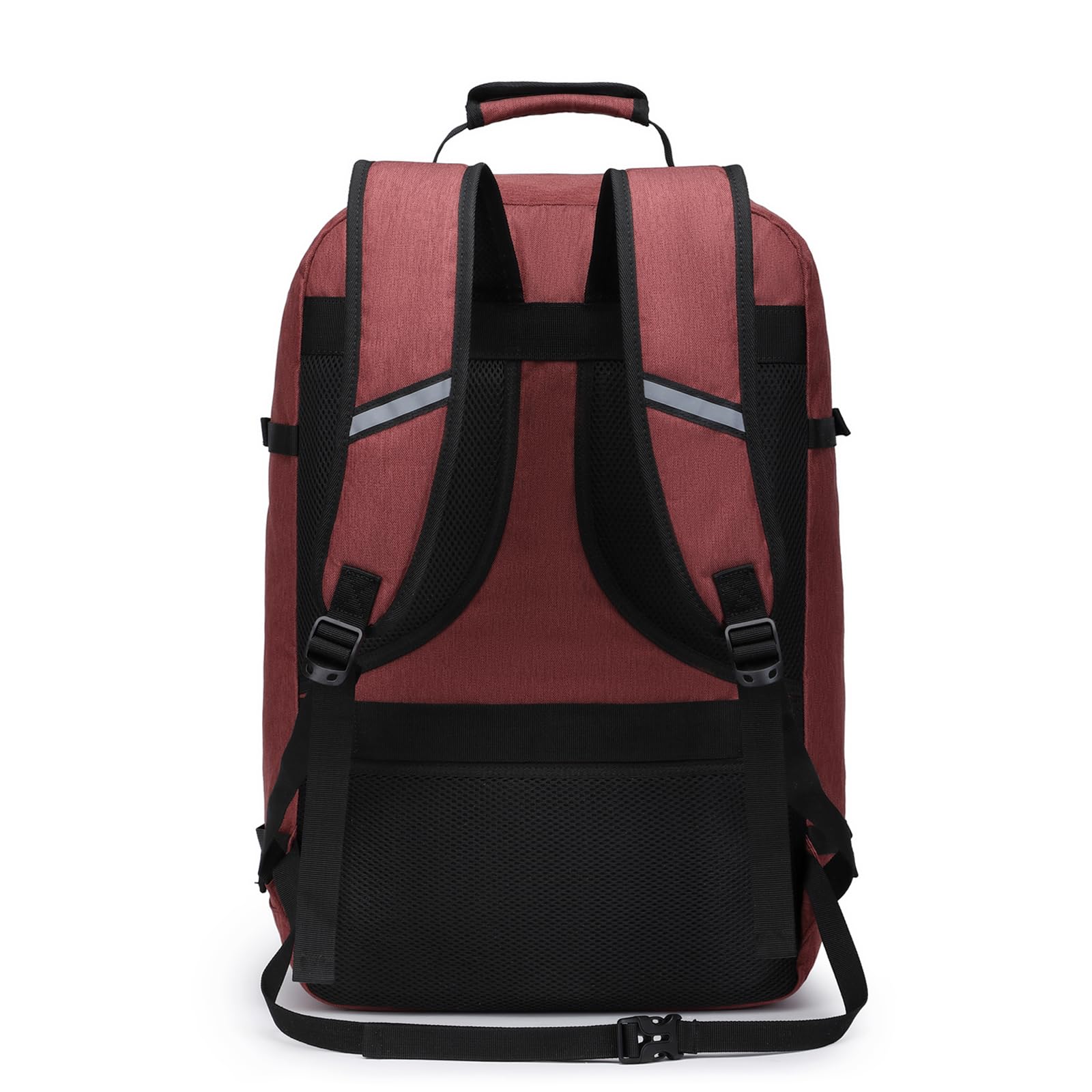 Kono Mochila Cabina 55x35x20cm Bolsa de Viaje Grande Bandolera Portátil 38L (Rojo)