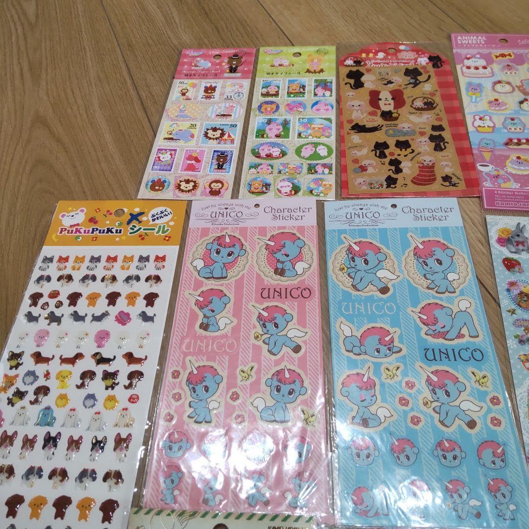 Amazon | シール セット キャラクター 実写動物シール 平成シール