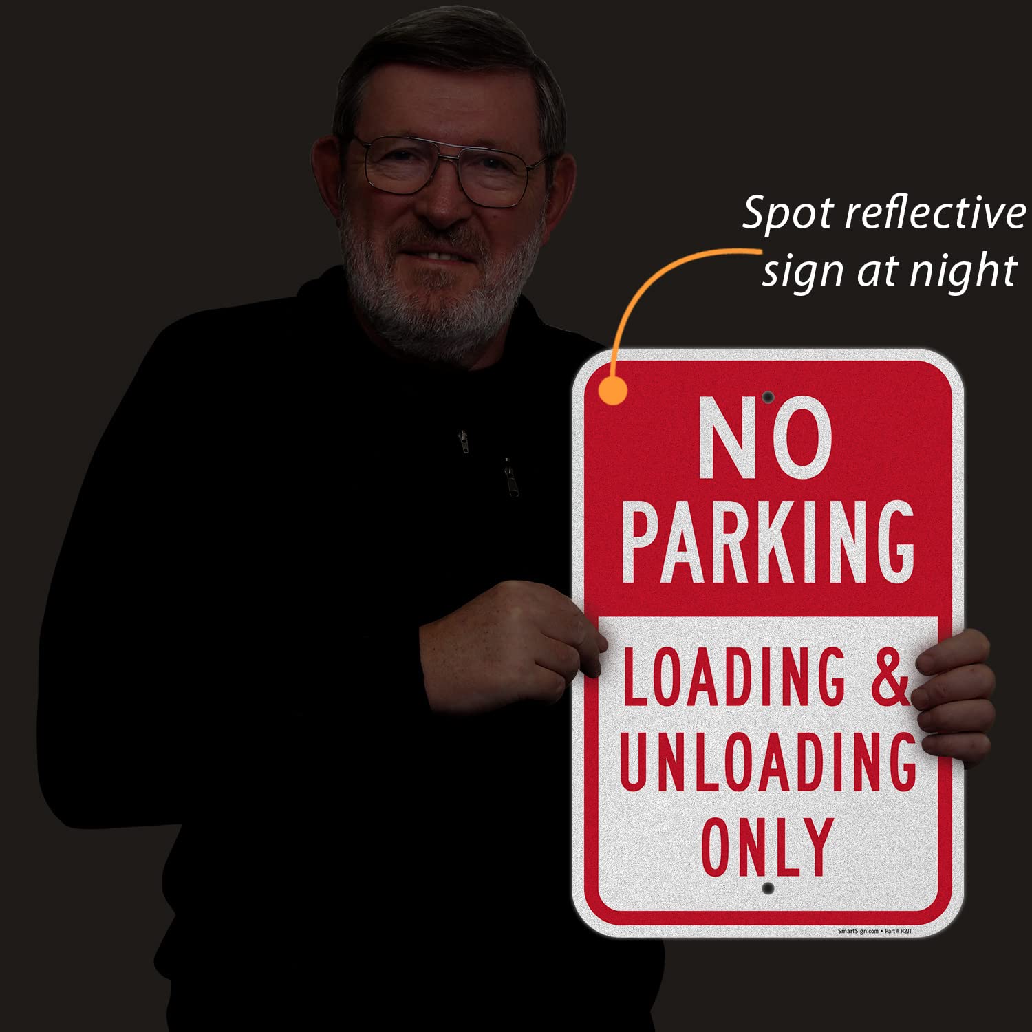 No Loading And Unloading Zone Sign