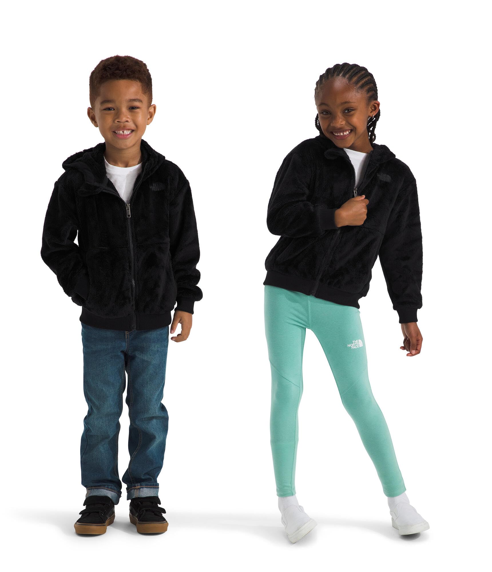 Kids' Osito Full Zip Fleece Hoodie | Recycled Polyester Fleece Jacket With Ribbed Cuffs &…