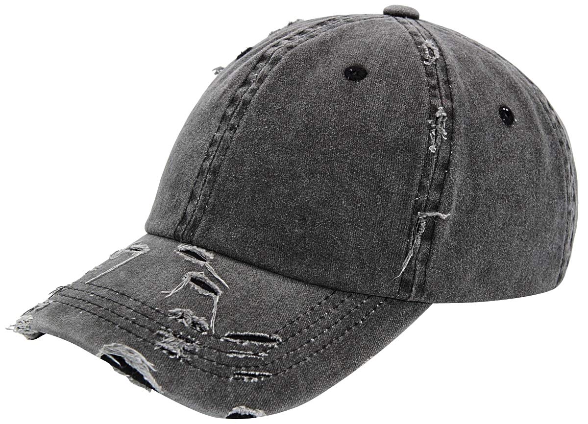 Baseball Cap Men Women Hat - Unisex Plain Pigment Dyed