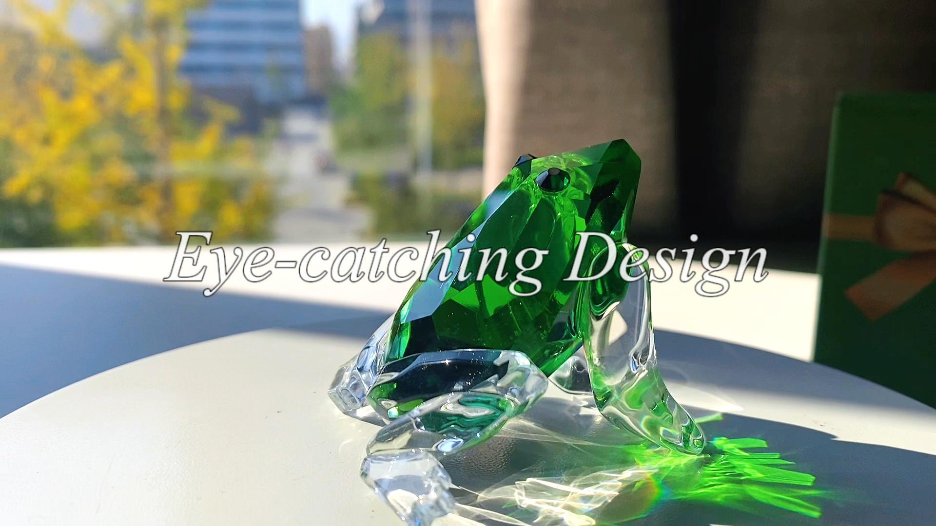 Amazon.com: H&D HYALINE & DORA Small Crystal Frog Figurine