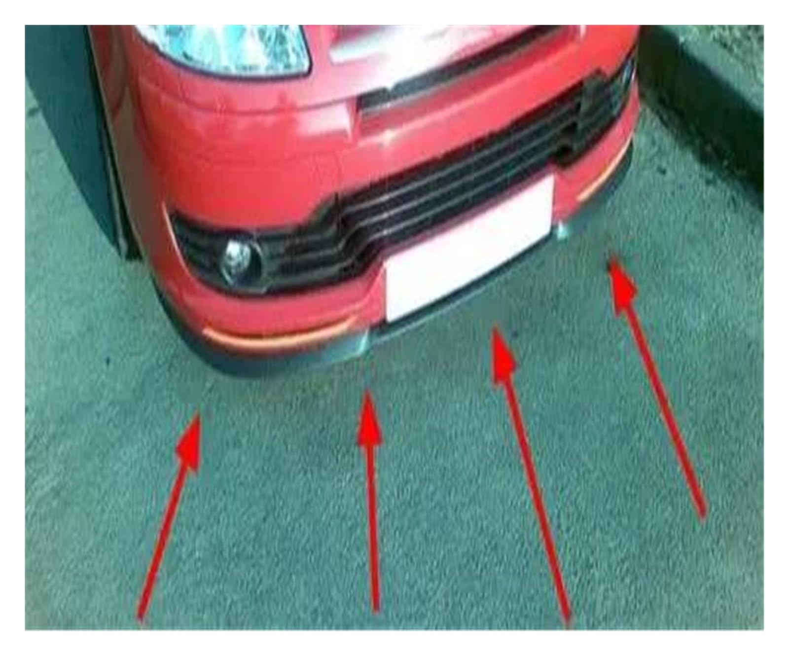 Kit Spoiler Avant 3 Pièces Pour Citroën C4 - Becquet Pare-chocs Noir - Style Tuning Sportif