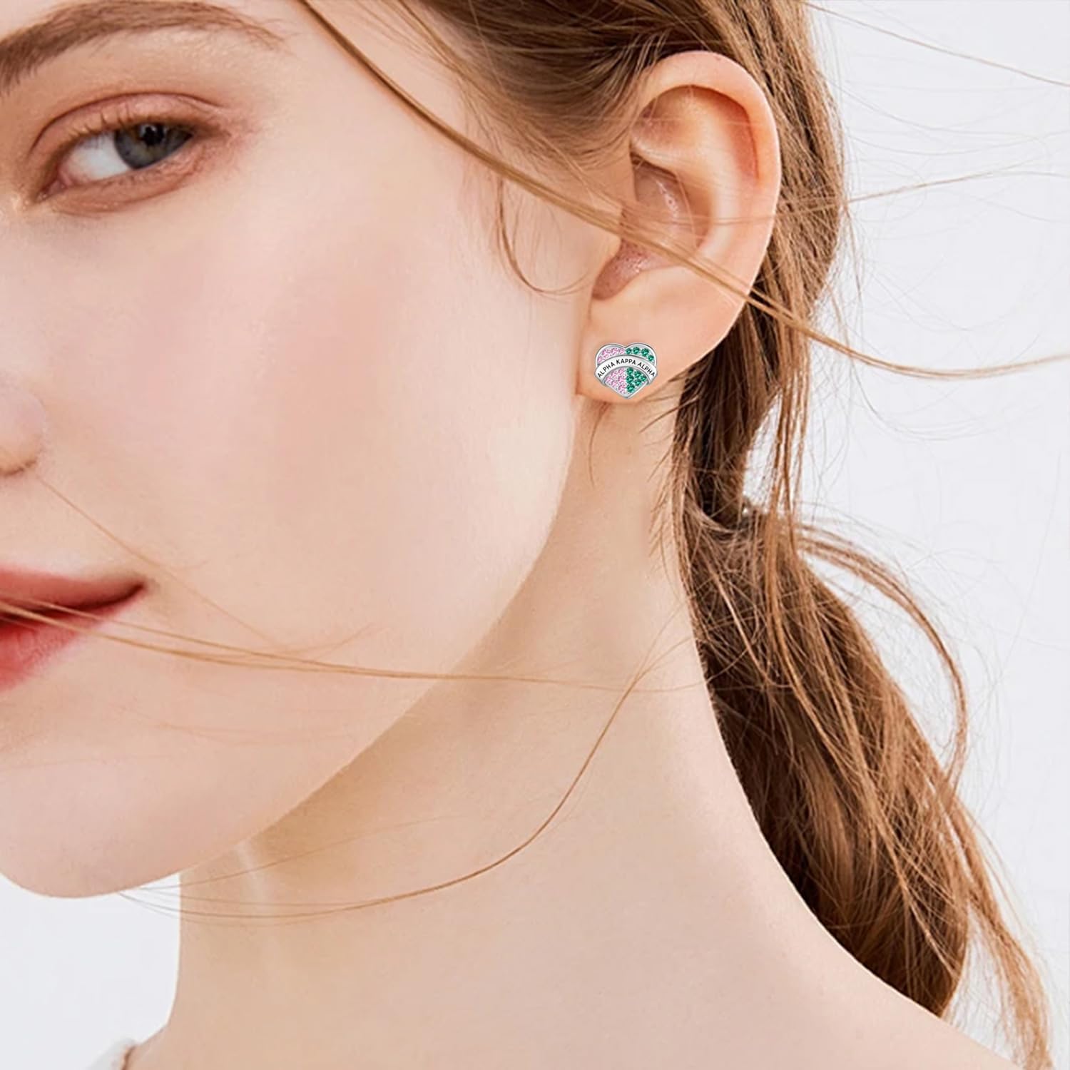 AKA Sorority Gifts for Women 925 Sterling Silver AKA Earrings Paraphernalia Sorority Gifts Jewelry for Women - Image 5