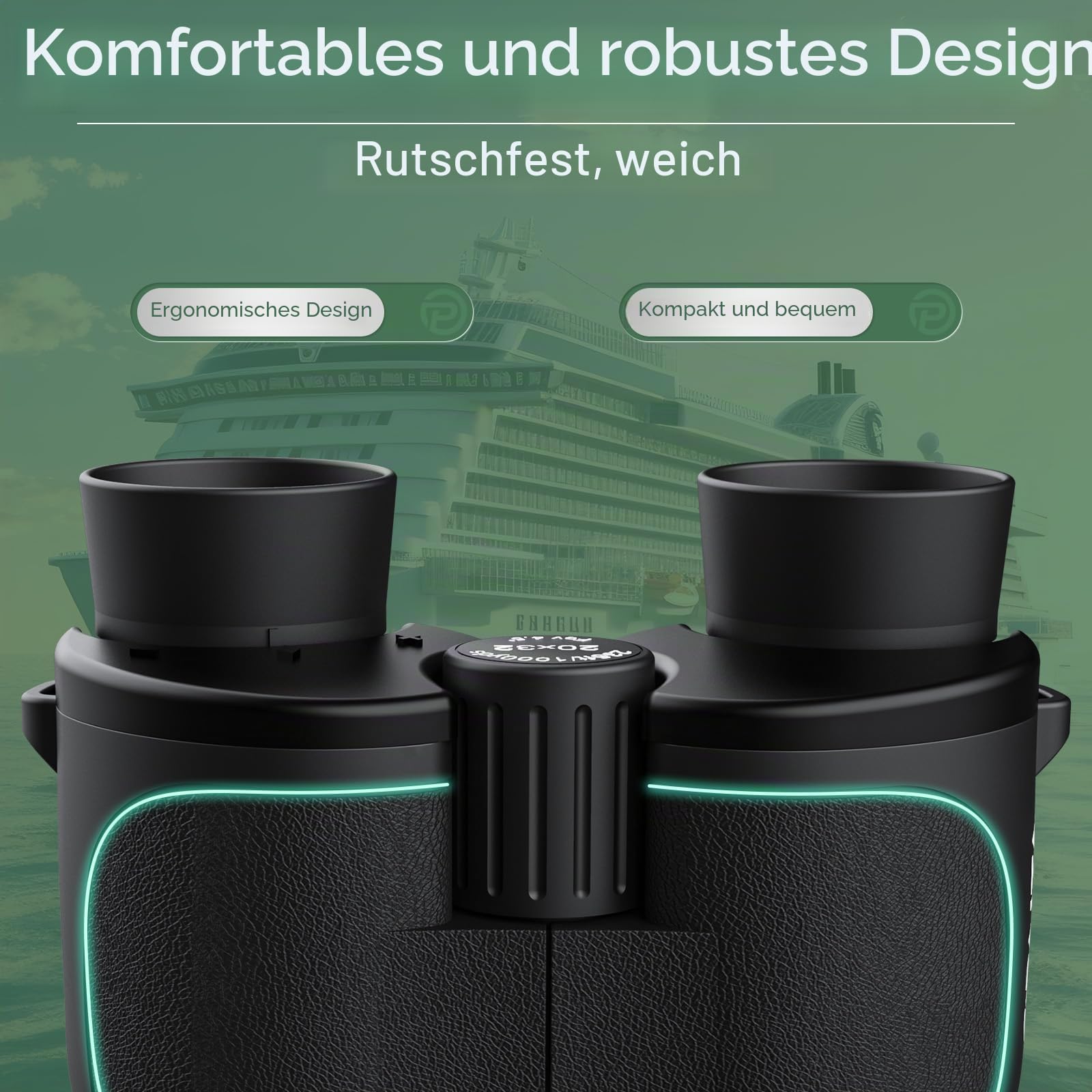 Kompaktes Fernglas für Erwachsene, Hochleistungsfernglas, 20x32 Mini-Fernglas für Erwachsene und Kinder mit Sicht bei schwachem Licht, ideal für Jagd, Kreuzfahrten, Reisen, Konzerte, Wandern