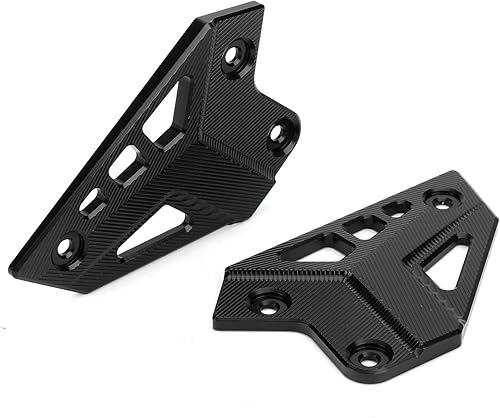 Miniatura 3 de Areyourshop Protector de estriberas de aluminio CNC para Kawasaki Z900 2017-2020, color negro