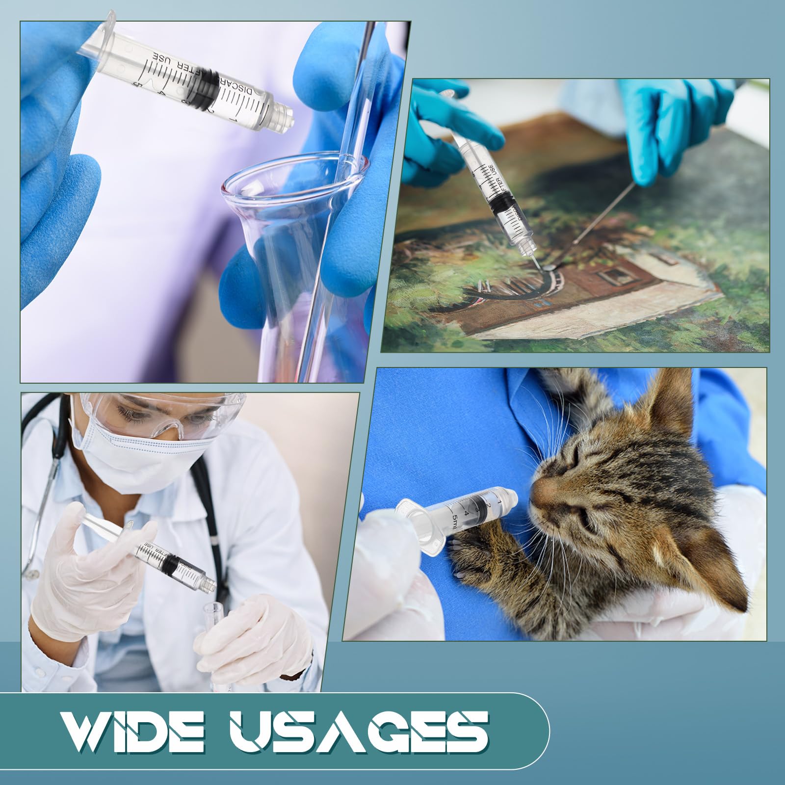 Pet Feeding Syringes - 50 Pack Disposable -4