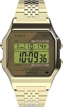 Amazon | Timex(タイメックス) T80 34mm 腕時計 ゴールド
