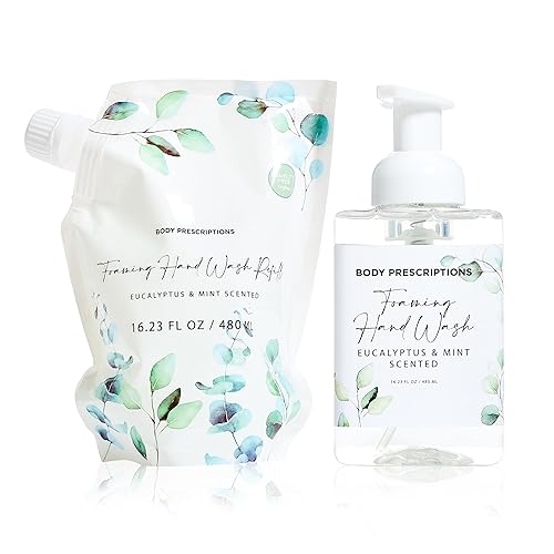Body Prescriptions Jabón de manos espumoso de sidra de manzana Limpieza profunda suave para manos suaves y limpias, 20.0 fl oz