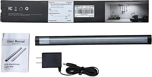 Miniatura 10 de MYPLUS Luces para debajo del gabinete, barra LED de aluminio activada por tacto y regulable de 12 pulgadas para cocina, banco de trabajo y