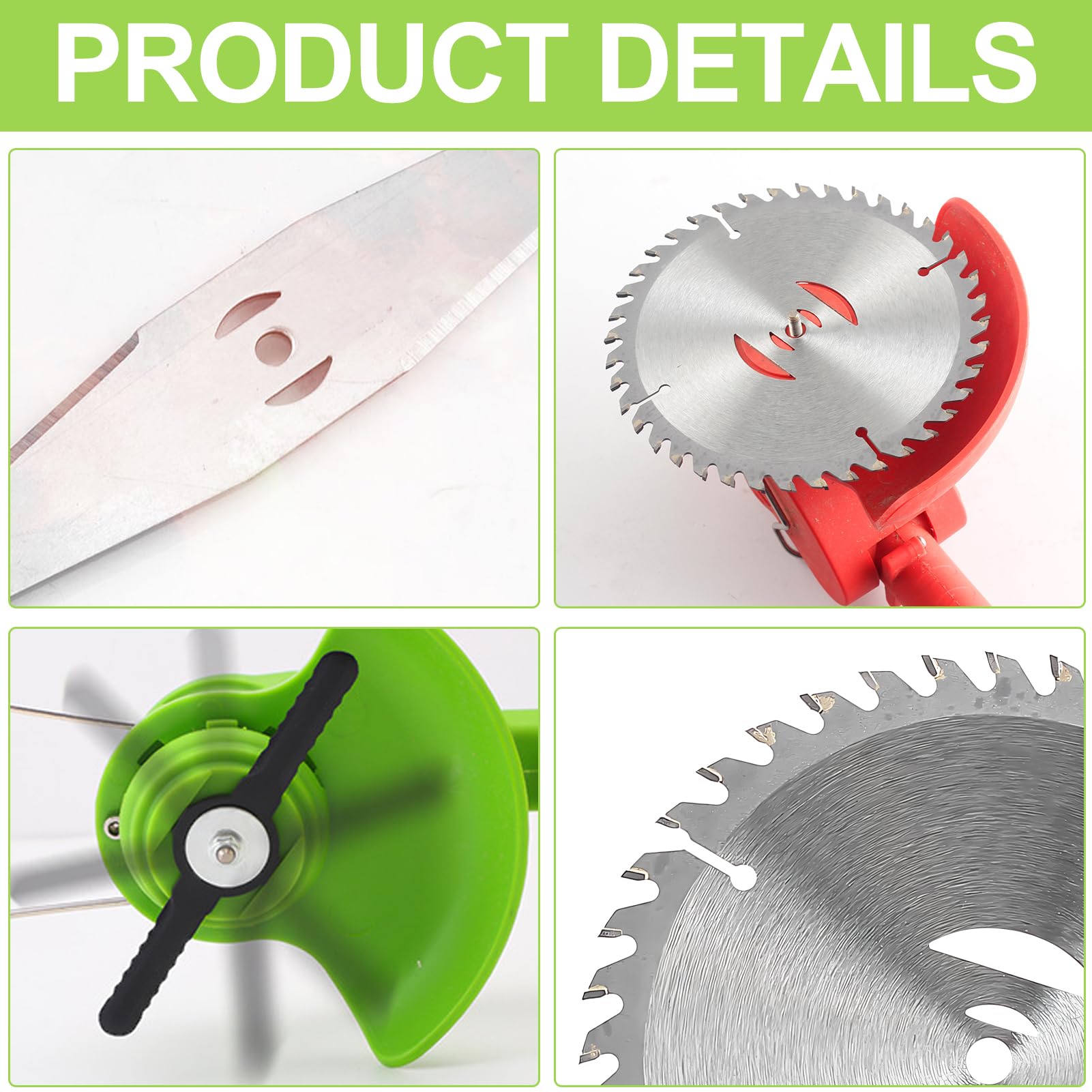 Produktbild von Metall Rasentrimmer Klingen Sägeblätter Multi-Winkel Rasenmäher