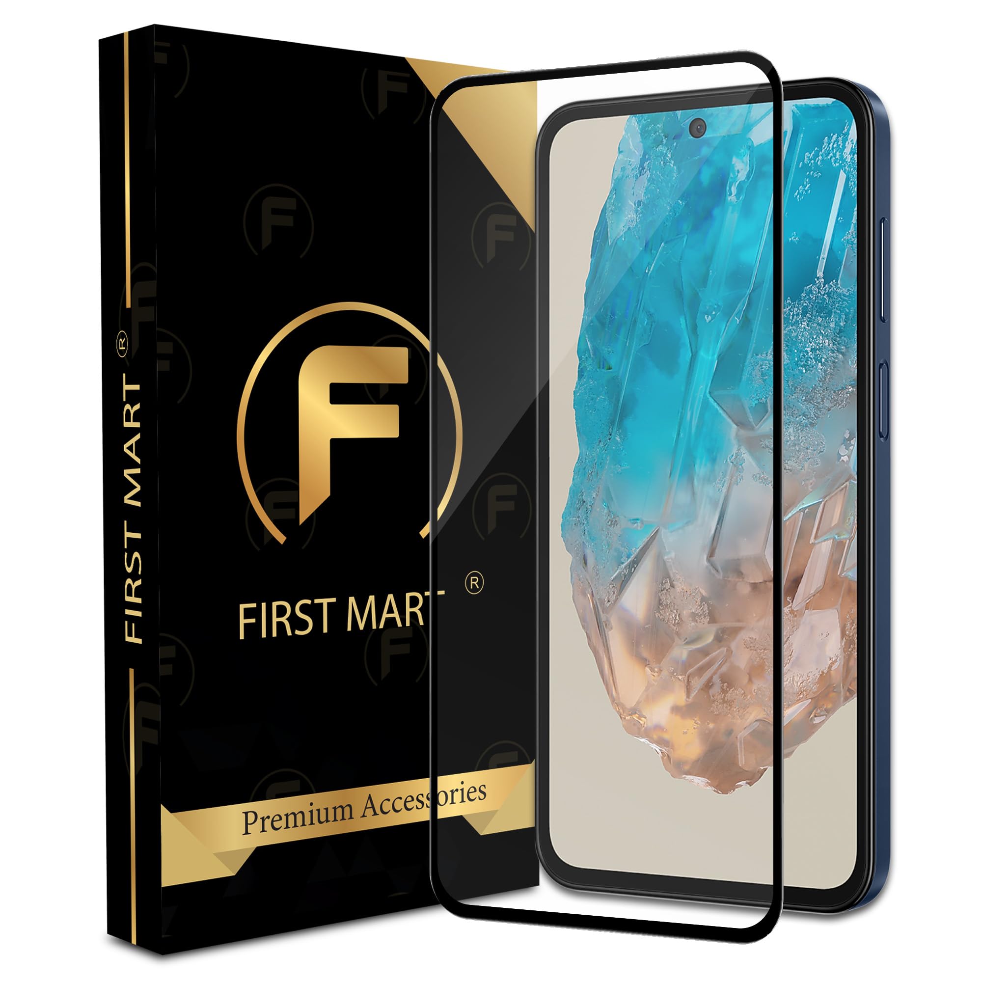 FIRST MART Tempered Glass for Samsung M35 5G with Edge to Edge Full Screen Coverage and Easy Installation Kit, Pack of 1 (B0D98814D2) Amazon Price History, Amazon Price Tracker