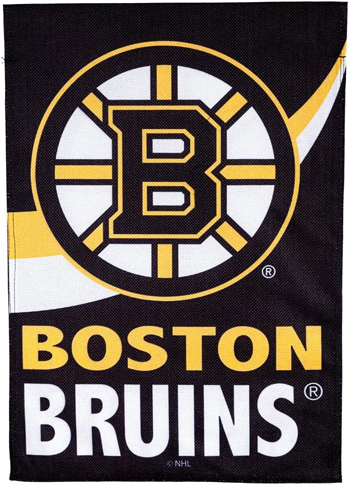 Team Sports America NHL Double Sided Boston Bruins Garden Flag Officially Licensed Sports Flag for Home Office Yard Sports Gift