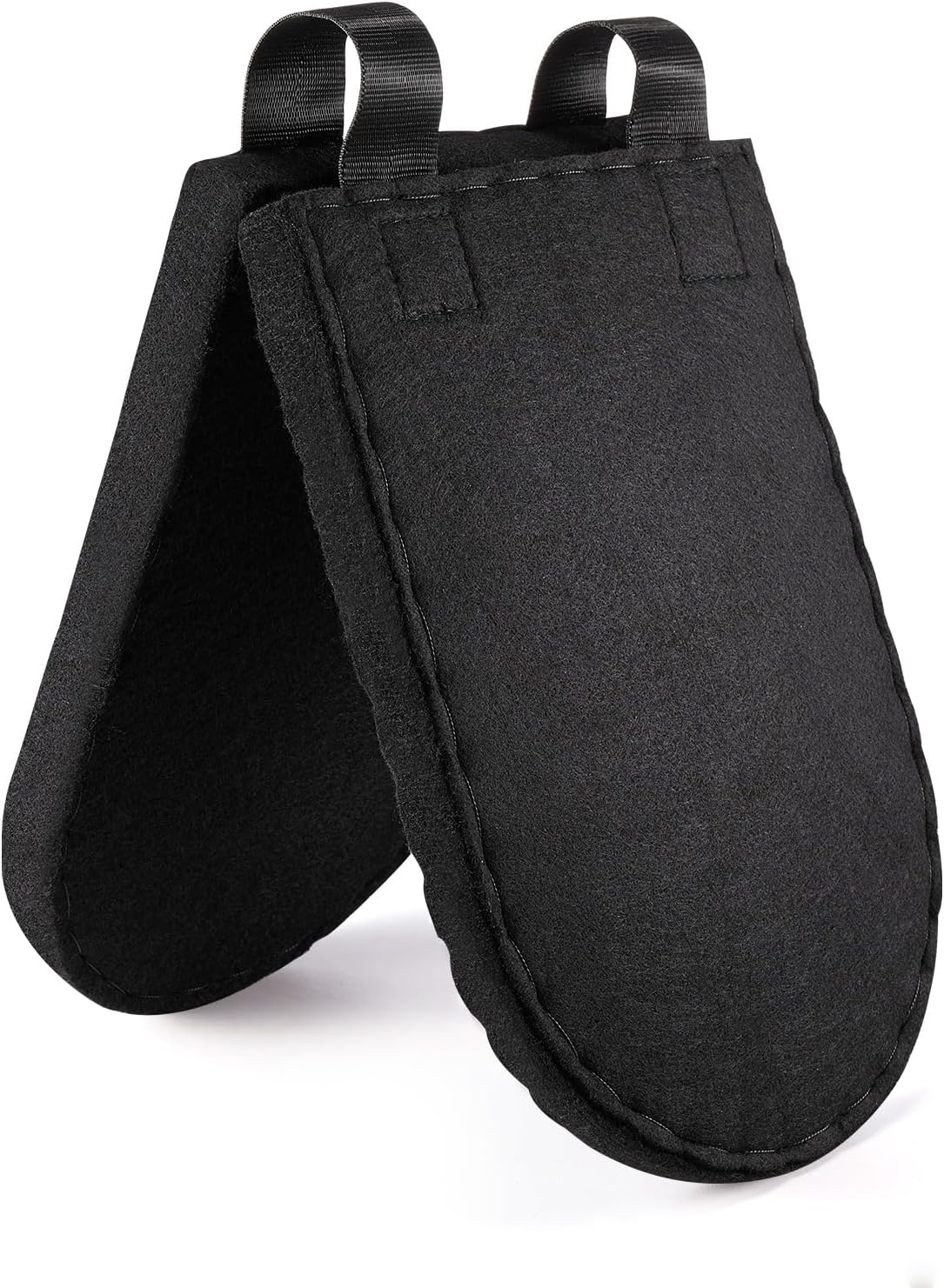 Western Saddle Pad Black Felt Horse Saddle Pads Western Saddle Pads for Horses with Ease Wither Wool Shims Benefit Saddle Fit Comfortably with Thick Withers