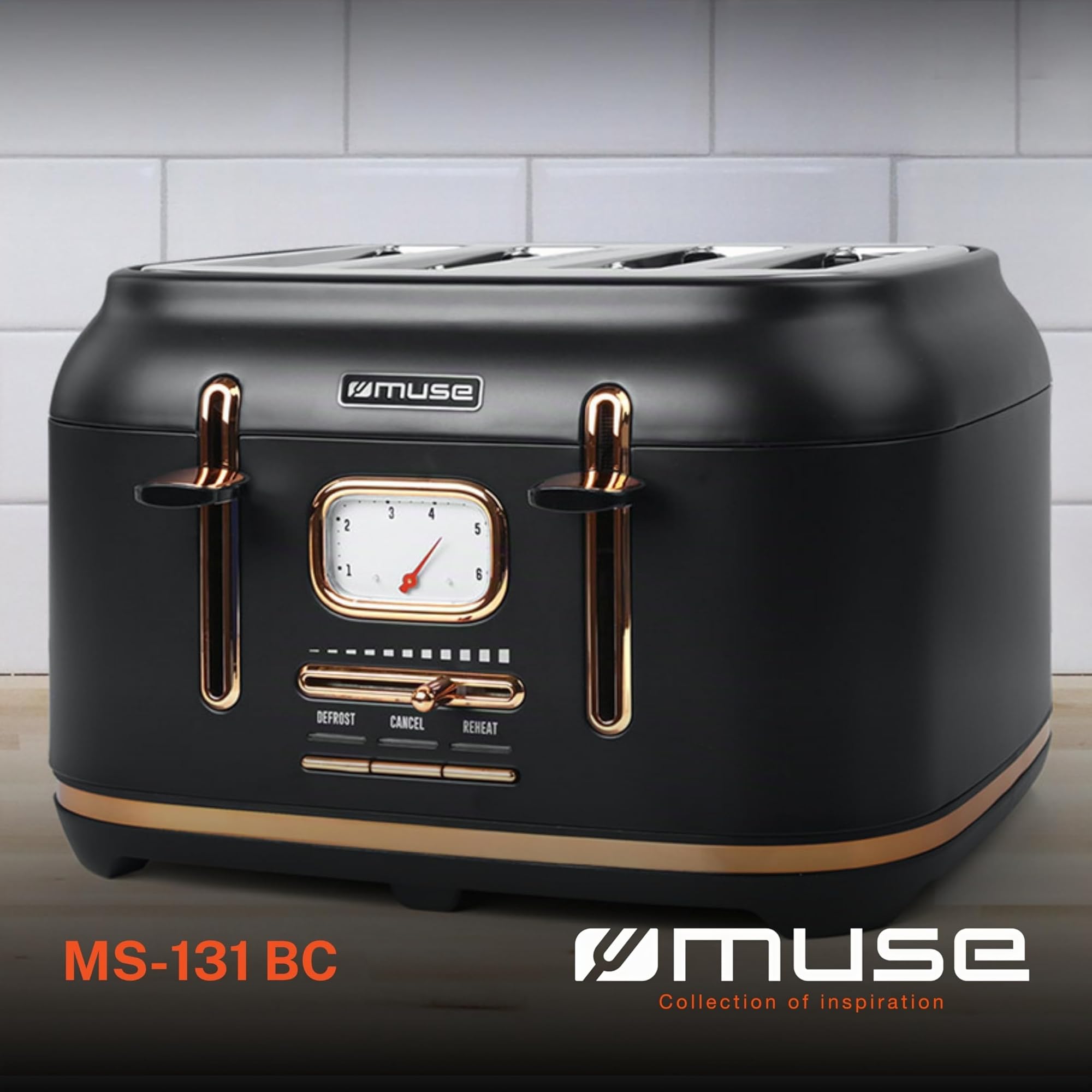 GRILLE PAIN/TOASTER MUSE MS-131BC