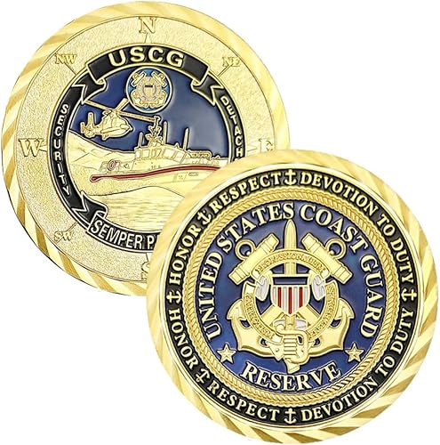 WOERDA Moneda de desafío de la Guardia Costera de los Estados Unidos Moneda conmemorativa de oración