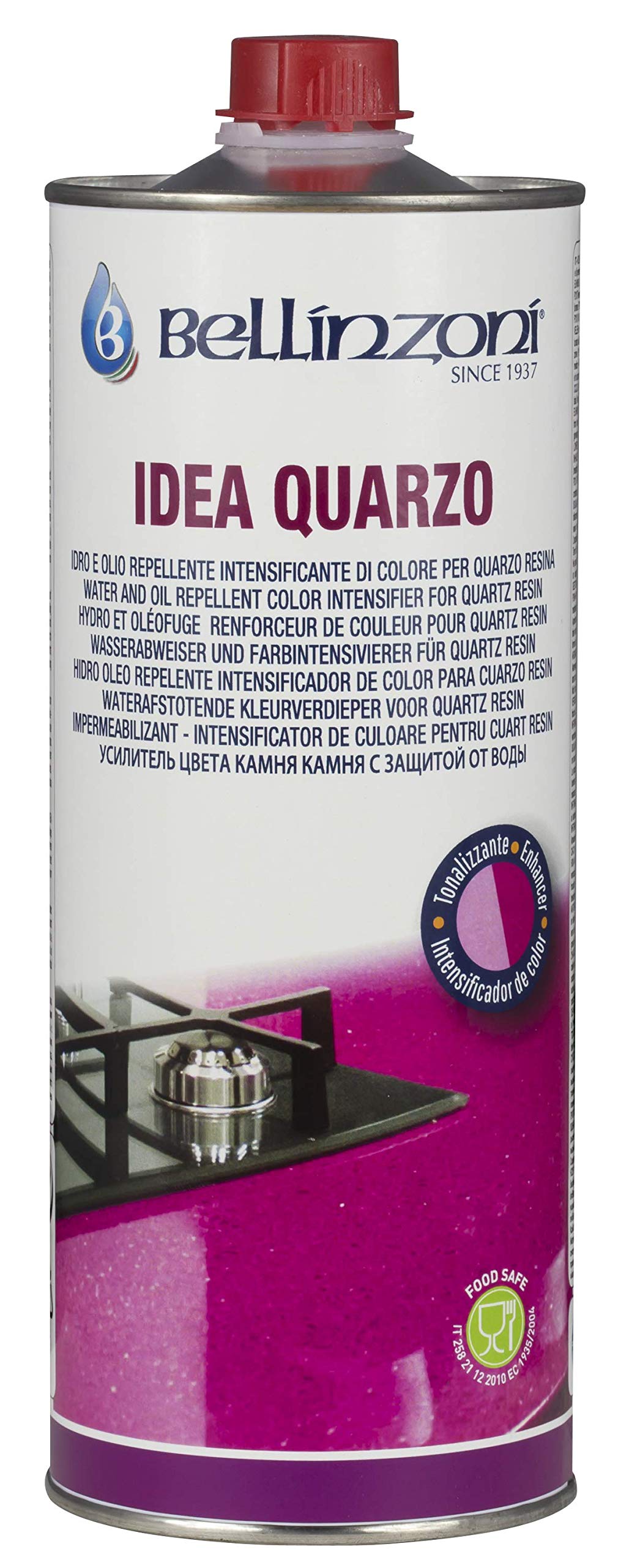 Bellinzoni IDEA QUARZO - Impregnating Protective Agent, Solvent-Based, for Quartz Surfaces - 1L