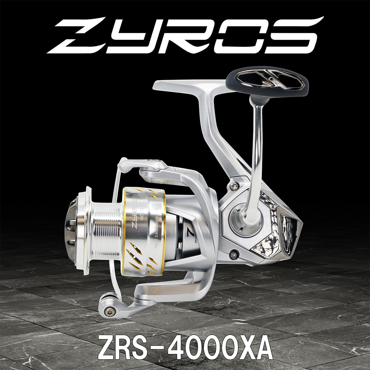 Okuma - Carrete para señuelos Zyros (4000 x Lh, 235 g, R.6.2: 1 – Tmv.99 cm, Dg.11 kg, gris – ZRS-4000XA