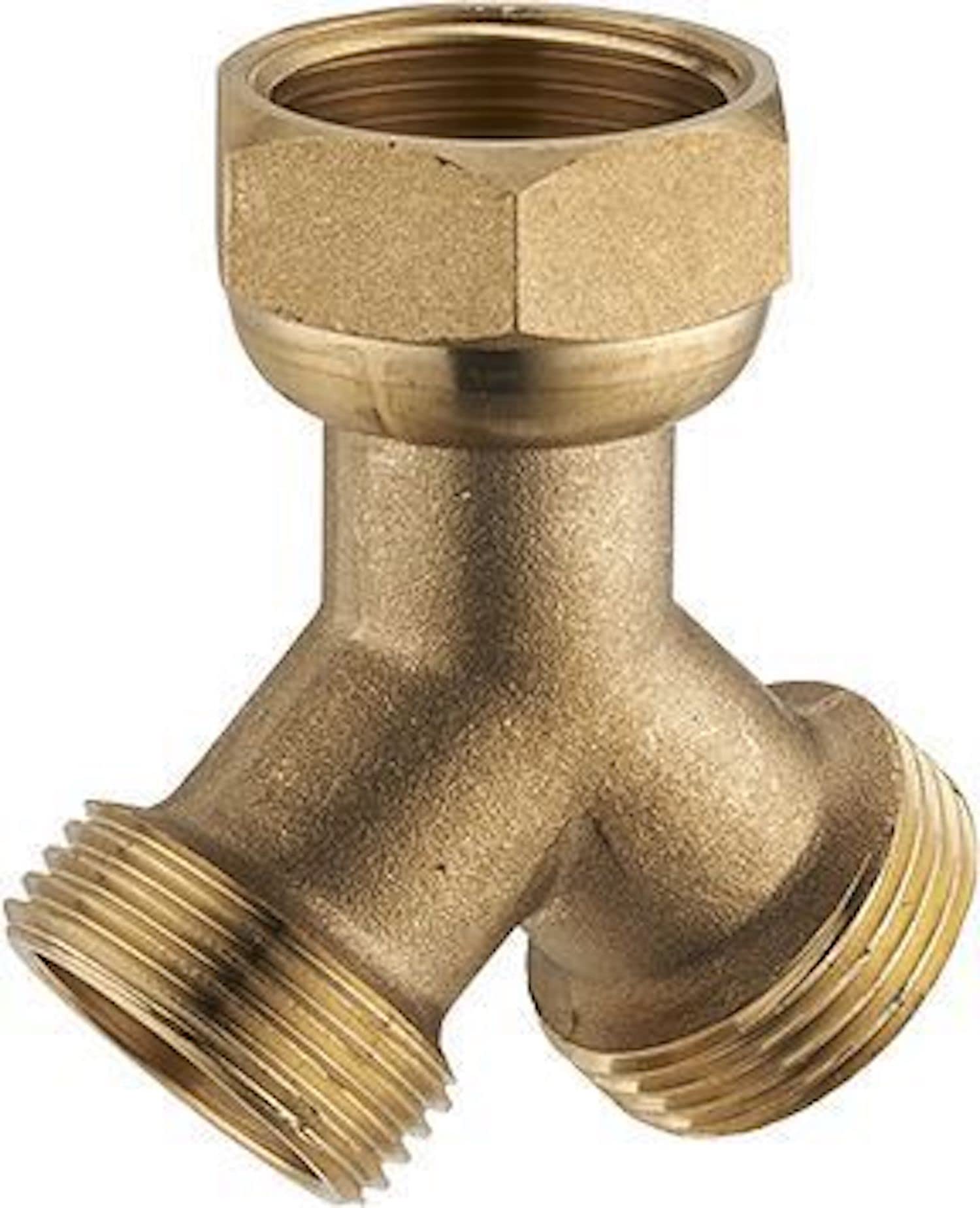 NOYON ET THIEBAULT PLO01807 Raccord y Laiton pour Machine à Laver : écrou Libre Femelle F3 2 Sorties mâle M3/​4' (20x27) NOYON & THIEBAULT-​841-​2020C1