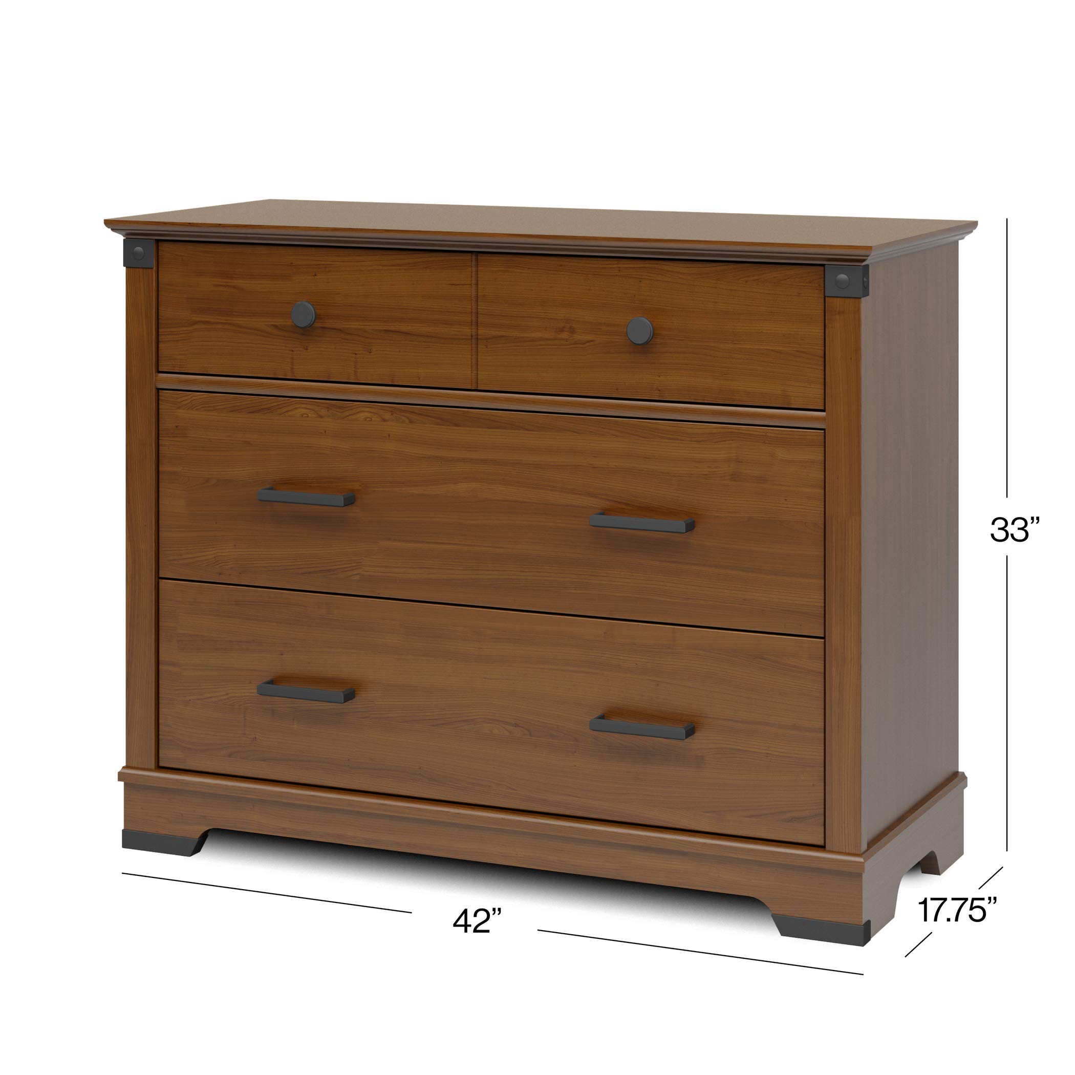 Child Craft Redmond 3 Drawer Dresser, Coach Cherry