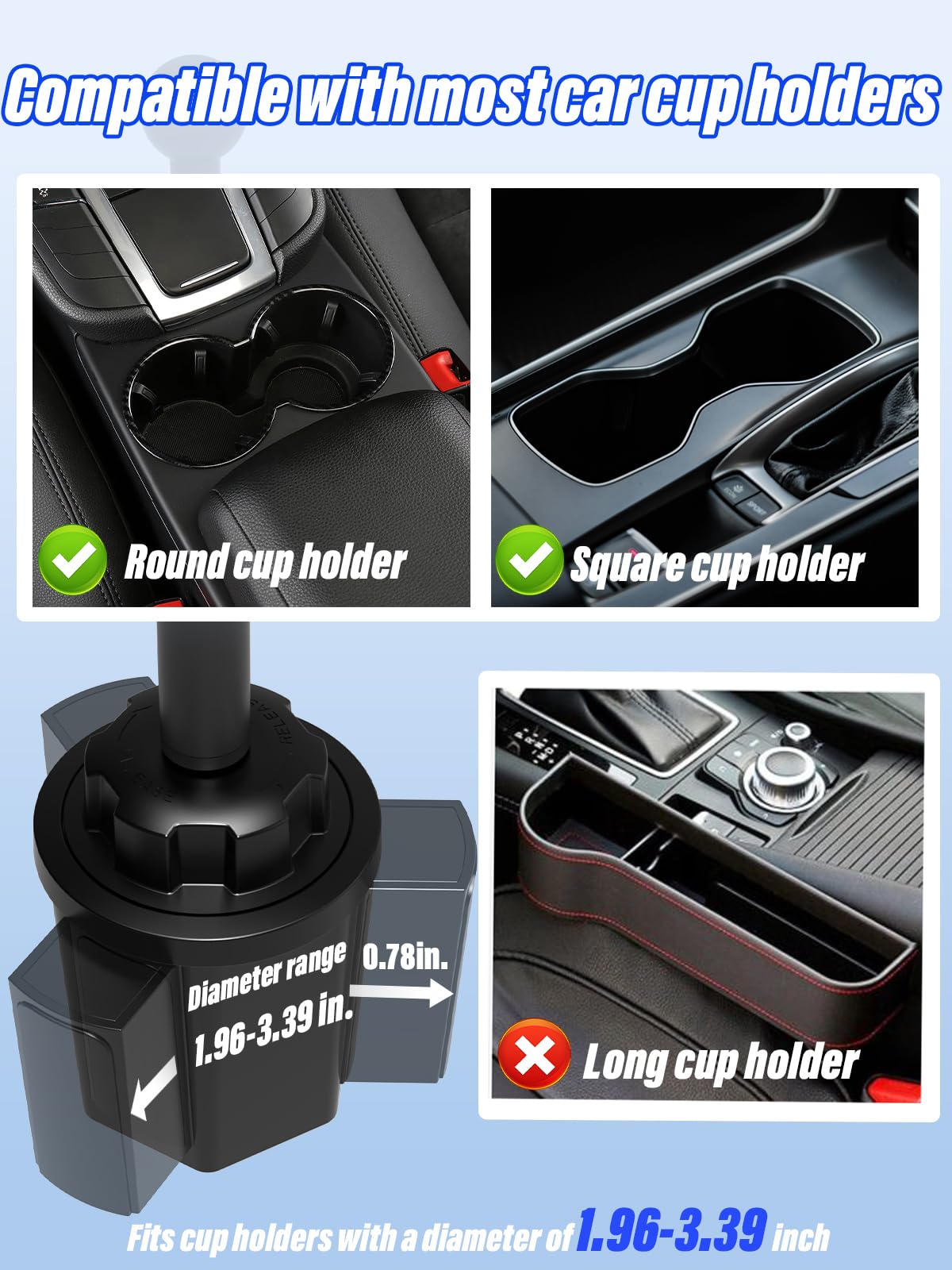 Soporte de metal para tablet de coche para iPad y teléfono de 4.7 a 13 pulgadas | Rotación de 720°, brazo ajustable, soporte para tablet, apto para iPad Pro Air Mini, Galaxy Tab, iPhone