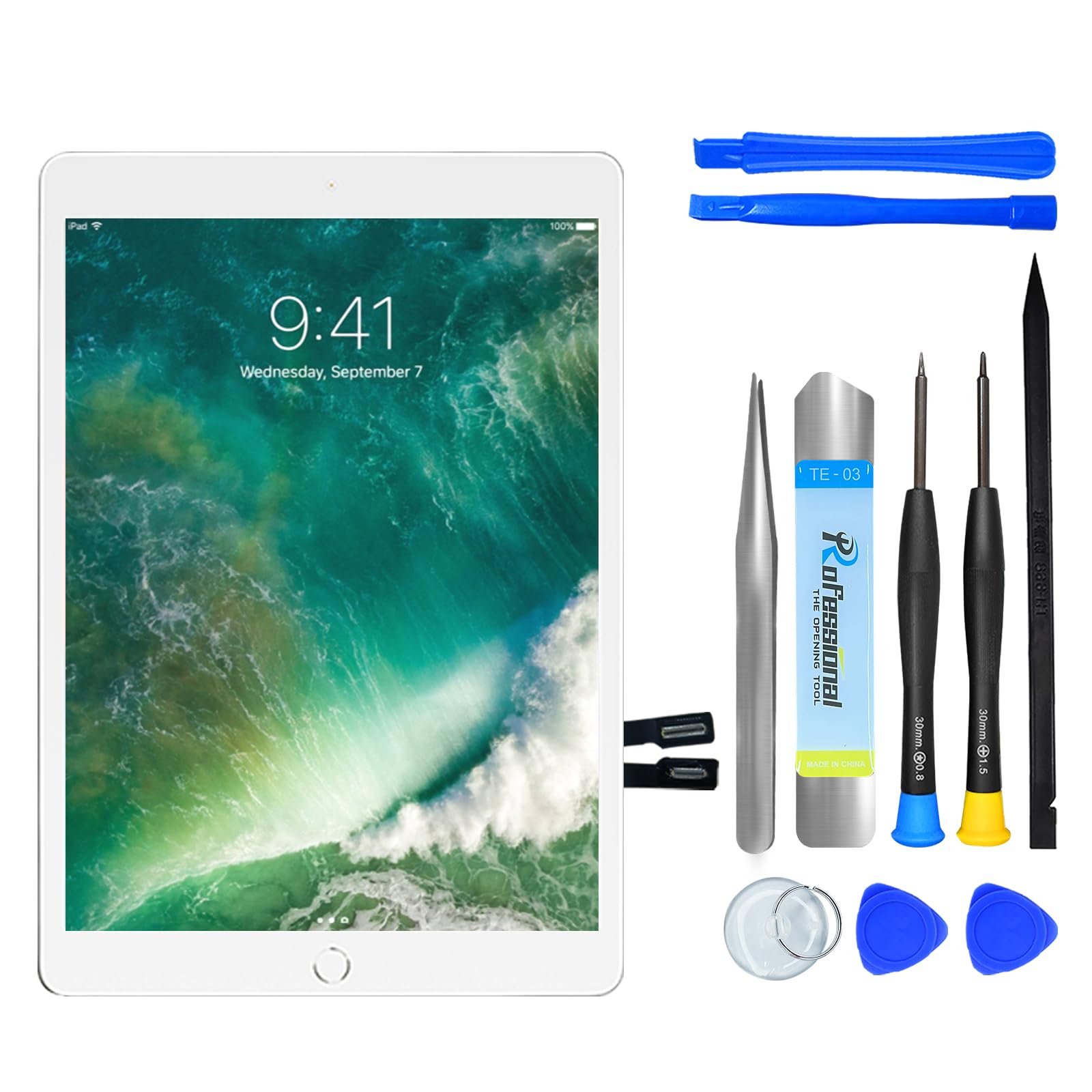 NB+ Screen Replacement For iPad 9th 10.2" (A2602 A2603 A2604 A2605) Generation Touch Screen Digitizer 2021 Pre-Installed Adhesive (Not LCD display) — view 17