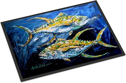 Caroline's Treasures MW1125JMAT - Tapete para puerta delantera, 24 x 36 pulgadas, tapete para puerta delantera, para interiores y exteriores,