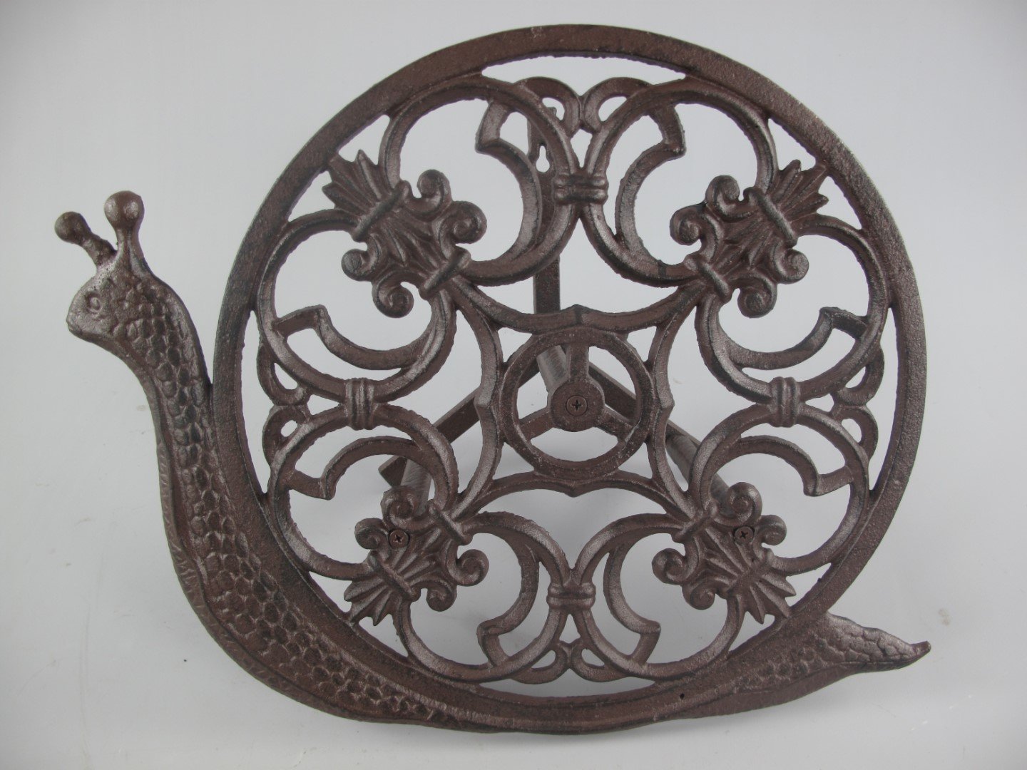 Clever-Deko Garden Hose Holder, Iron, Green, Art Nouveau Style