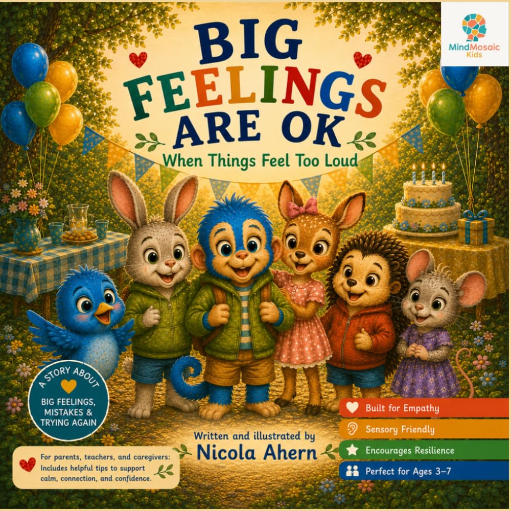 Big Feelings Are OK When Things Feel Too Loud: A gentle story about sensory overwhelm, noisy environments, emotional regulation and finding calm when ... Mosaic Kids Emotional Regulation Collection)