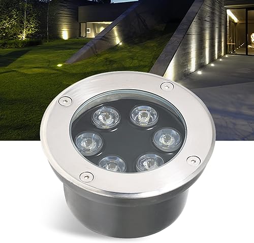 Miniatura 1 de VZCOMM Luces LED de jardín para jardín, luz de suelo empotrada al aire libre, IP66, luces subterráneas integradas para patio, valla, patio, escalón,