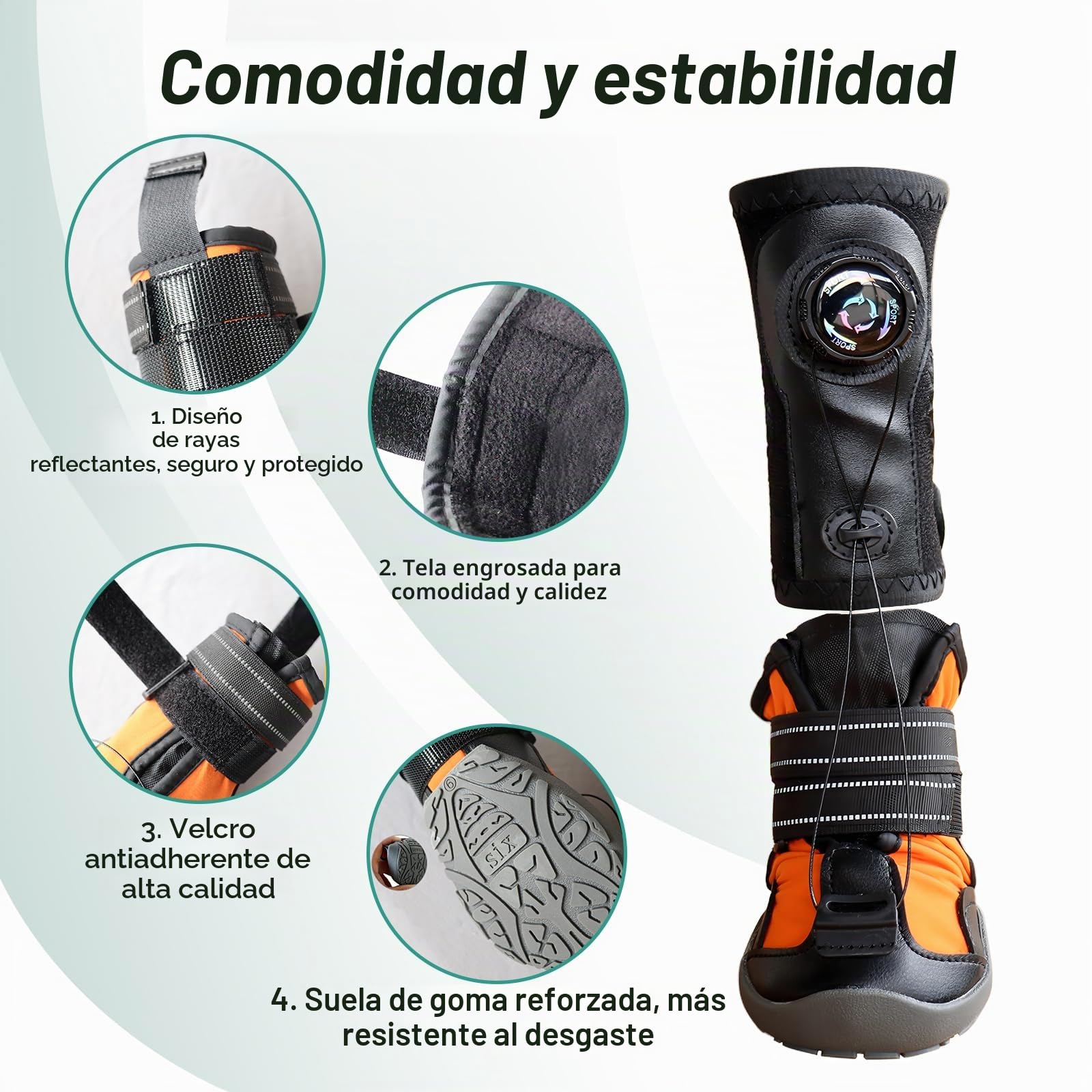 Ayuda correctiva para perros articulaciones zapatos ortopédicos elevador de pies para perros ayuda correctiva para problemas de pies elevador seguro mejora la marcha y el funcionamiento XL
