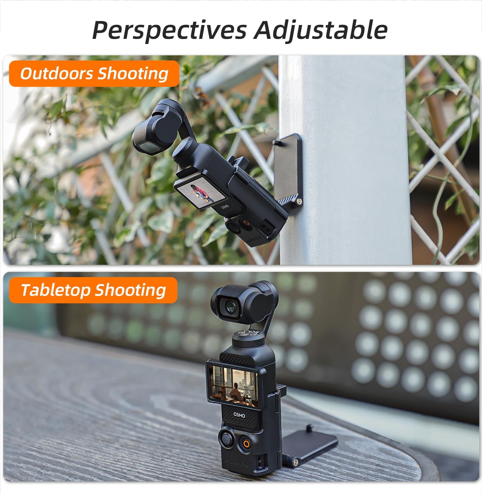 PER DJI OSMO Pocket 3 staffe di montaggio fotocamera kit estensione