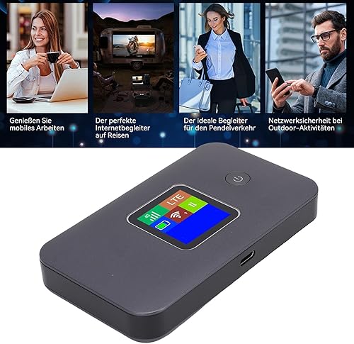 Miniatura 6 de 4G LTE Mobile Hotspot, Portable WiFi Router Fast 300Mbps Internet, Dual Band WiFi, LCD Screen, for Remote Work & Outdoor Use
