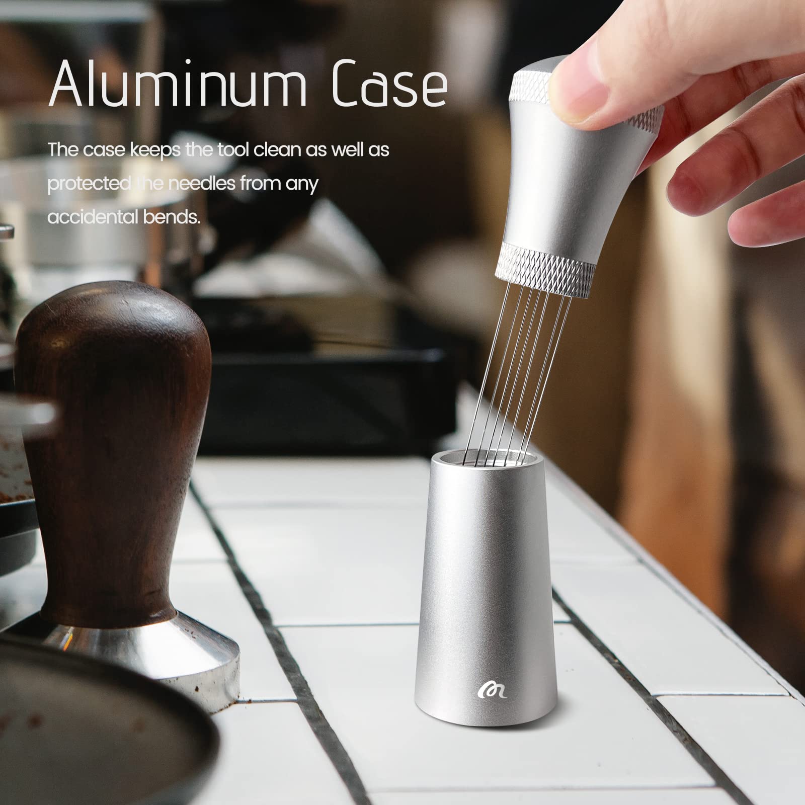 Strumento Distribuzione Caffè Espresso Utensile ARO Espresso® Metal WDT