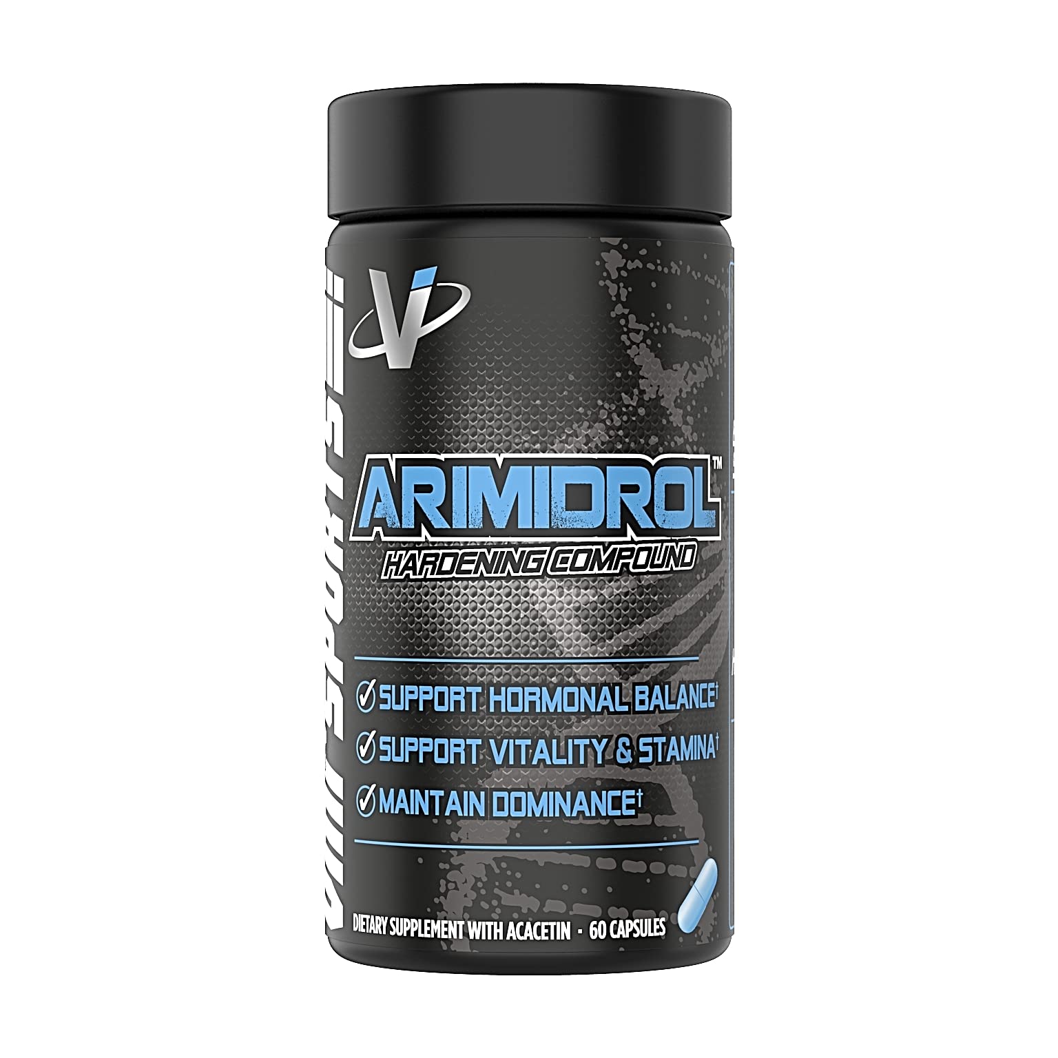 VMI Sports Arimidrol Suplemento alimentar masculino com Acacetina 100 mg e Astragalus 250 mg 60 cápsulas
