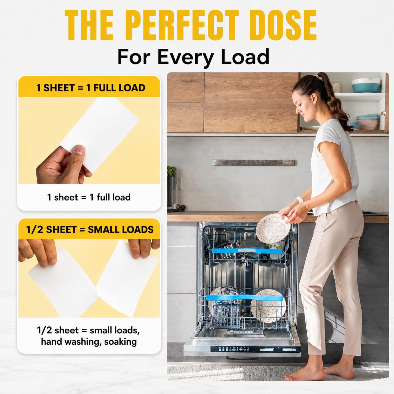 Lucent Globe Láminas de detergente para lavavajillas, potente limpieza para platos, ollas y sartenes, sin productos químicos agresivos, sin volumen ni derrames, multiusos para lavavajillas y lavado de