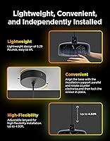 Vista 8 de Govee Pendant Light for Kitchen Island, Three-Layer RGBIC Smart Lighting, Matter Compatible, 1300LM 2700K-6500K Dimmable Black Hanging Light Fixture