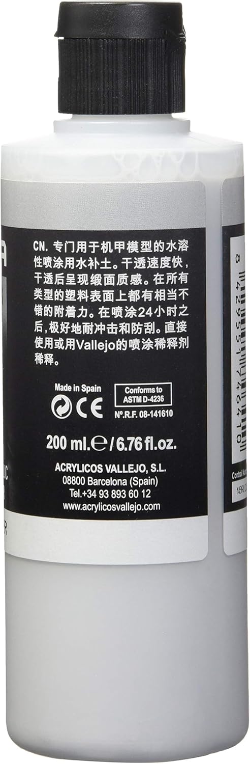 Vallejo Grey 200ml Painting Accessories