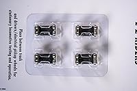 Vista 2 de Bachmann Entrena E-Z RIDERS™ con RODILLOS DE RODAMIENTO DE BOLAS - 4/pk - Para uso con escala HO o On30