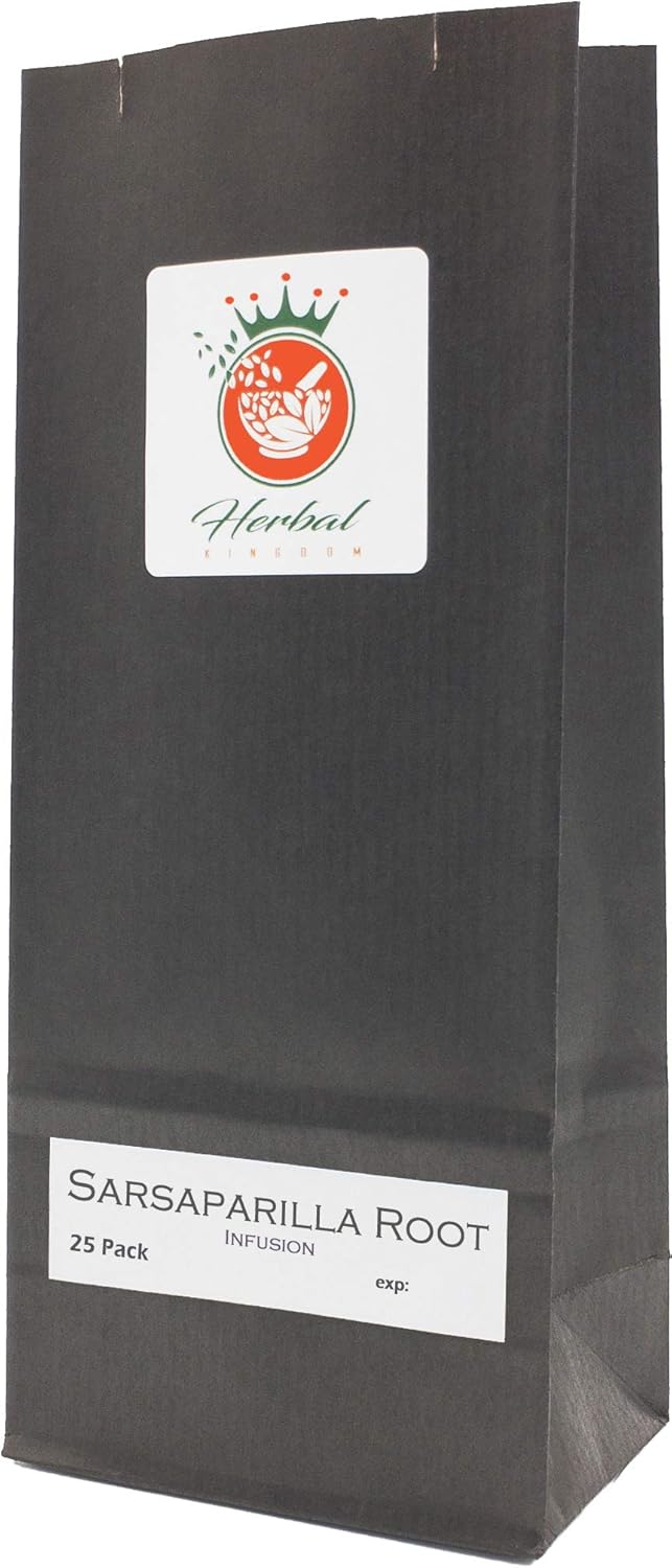 Sarsaparilla (Smilax) Root Pure Herbal Infusion (25 Unbleached Tea Bags
